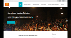 Desktop Screenshot of factotumcolectivo.com